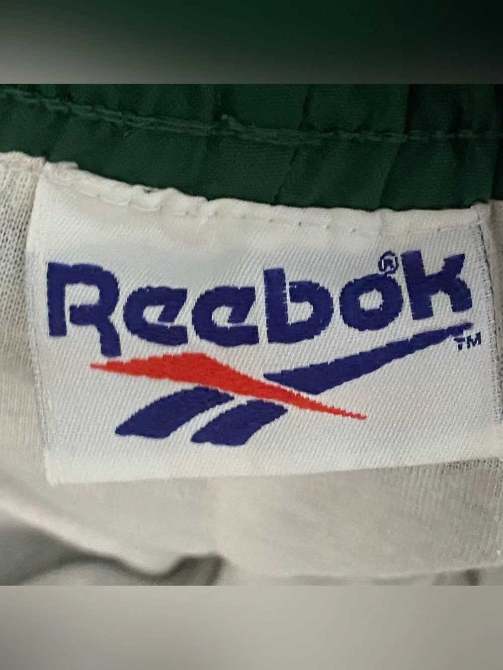 Vintage Reebok Men’s Lined Windbreaker Track Pants Forest Green Size XL Athletic